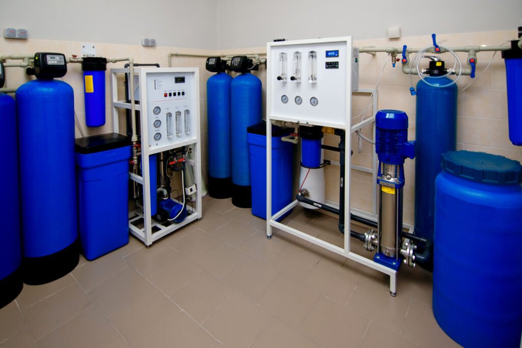 Pure Water Plant Laboratory With Filters For Water Treatment